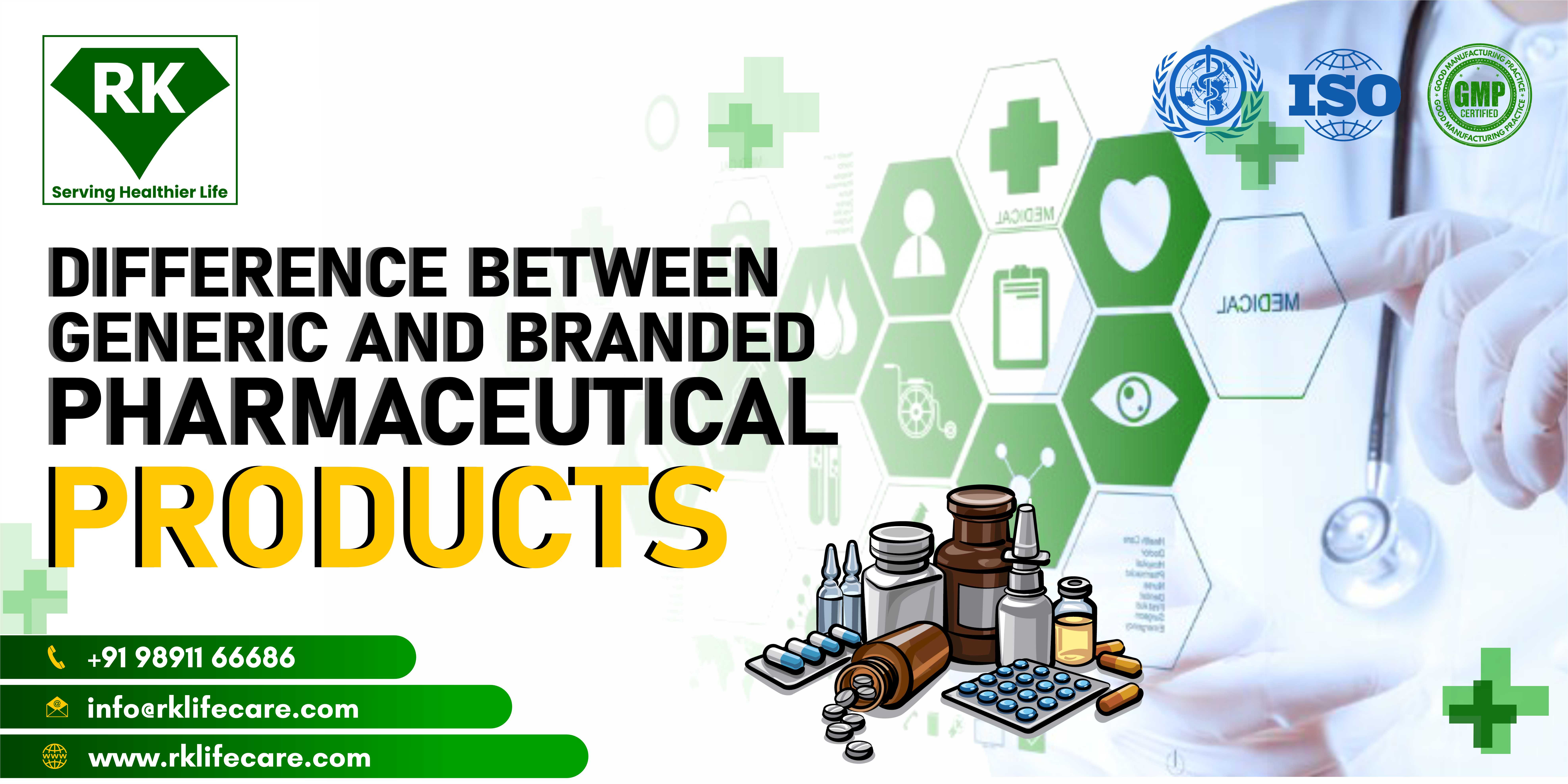 Difference Between Generic and Branded Pharmaceutical Products